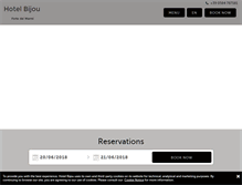 Tablet Screenshot of hotelbijou.it