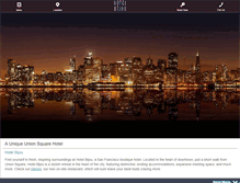 Tablet Screenshot of hotelbijou.com